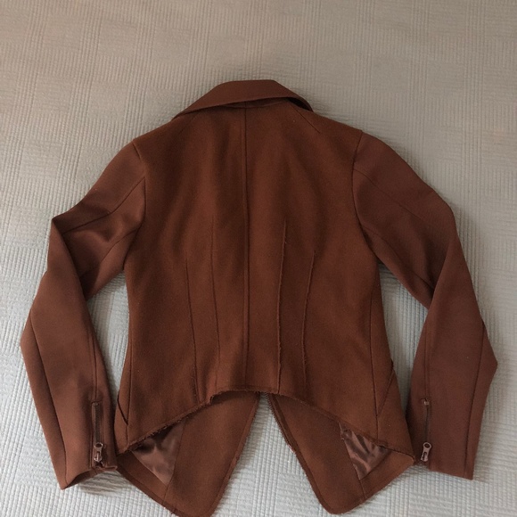 H&M Olive cropped biker jacket - Picture 4 of 4